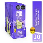 CHOCOLAT.LYNE BLANCA AVELLANA 60G 10UNDS
