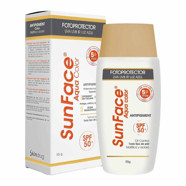 PROT.SUNFACE AQUA COLOR SPF 50+ 55 GR