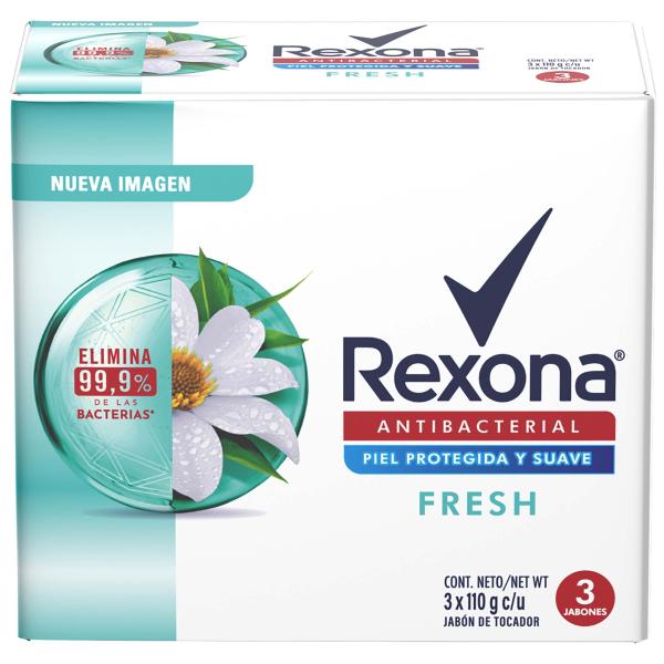3 JAB.REXONA ANTIBACTERIAL FRESH 110 G
