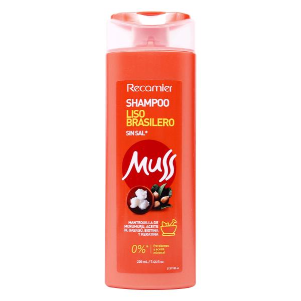 CHA.MUSS LISO BRASILERO SIN SAL 220 ML