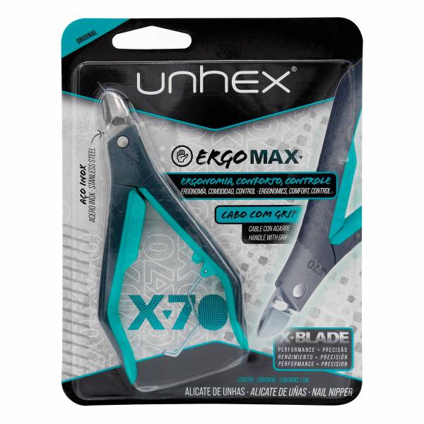 ALICATE CORTA UNAS LINEA X70 UNHEX