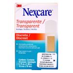 BANDITAS NEXCARE TRANSPARENTE 20 UNDS