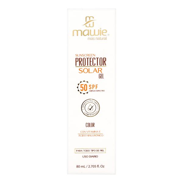PROTECTOR SOL SPF50 GEL COLOR MAWIE 80ML