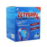 Zetygrip4 Cápsulas Caja X 100 ( Acetaminofén + Cafeina + Fenilefrina + Cetirizina)