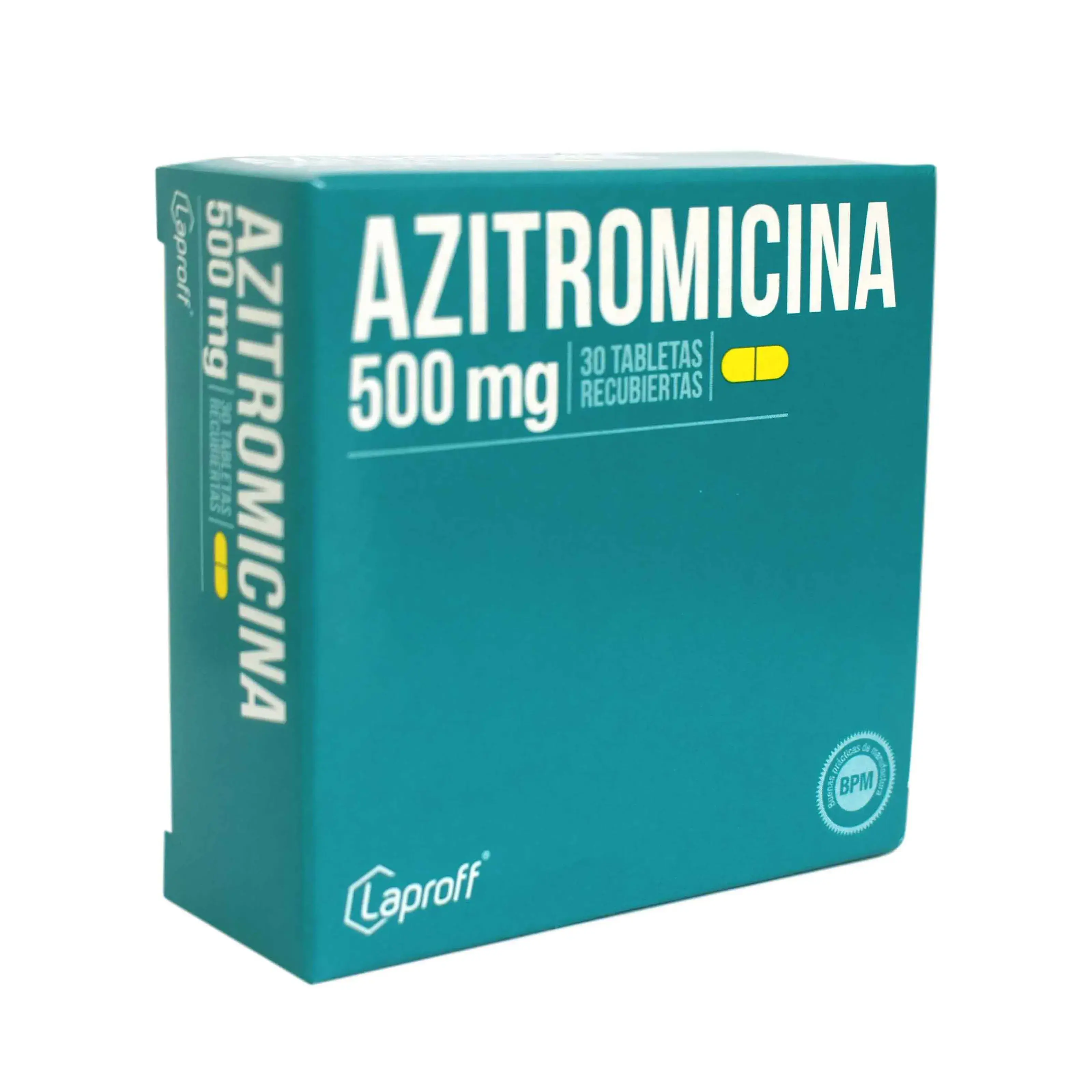 Azitromicina 500 Mg Tabletas Caja X 30
