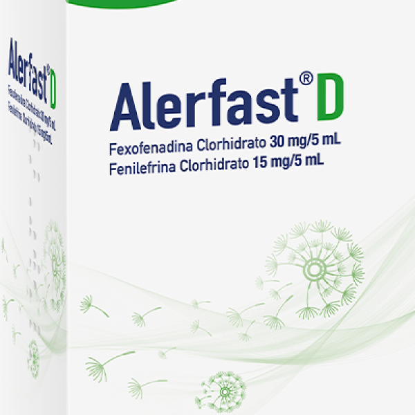 Alerfast pediatrico 90 ml- Fexofenadina Clorhidrato 30mg/5ml Fenilefrina clorhidrato 15mg/5ml