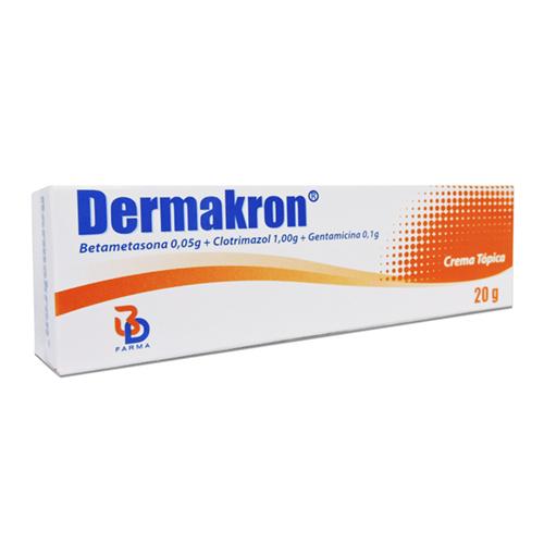 Betametasona + Clotrimazol + Gentamicina Crema Tópica Tubo X 20 Gr ( Dermakron )