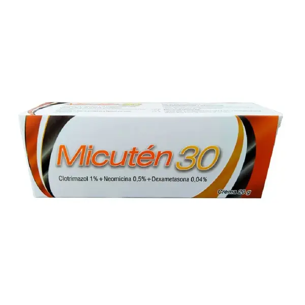 Micutén Crema Tubo X 20 Gr ( Clotrimazol 1% + Neomicina 0.5% + Dexametasona 0.04%)