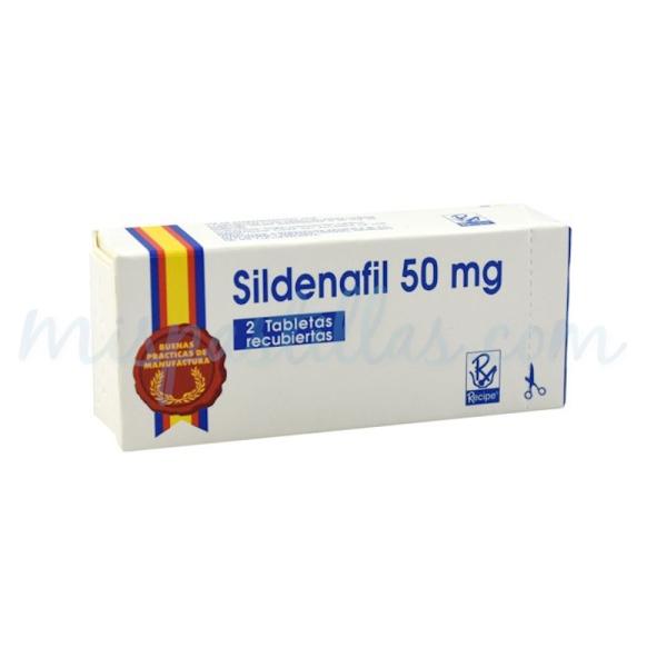 Sildenafil 50 Mg Tabletas Caja X 2