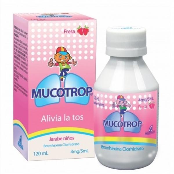 Bromhexina Clorhidrato Jarabe Frasco X 120 Ml - Niños ( Mucotrop )
