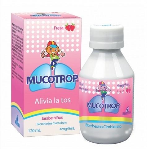 Bromhexina Clorhidrato Jarabe Frasco X 120 Ml - Niños ( Mucotrop )