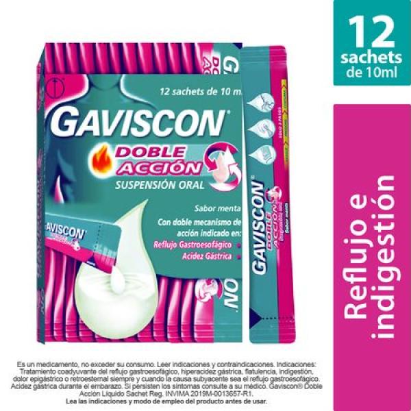 Gaviscon Doble Accion X 12 Sobres