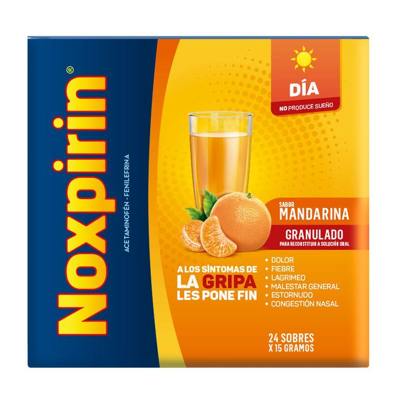 Noxpirin Dia Granulado X 24 Sobr X 15 Gr Sabor Mandarina (acetaminofen-fenilefrina)sigfried