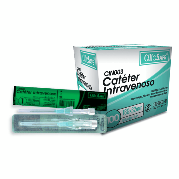 Cateter Intravenoso (Alfa Safe) N°18