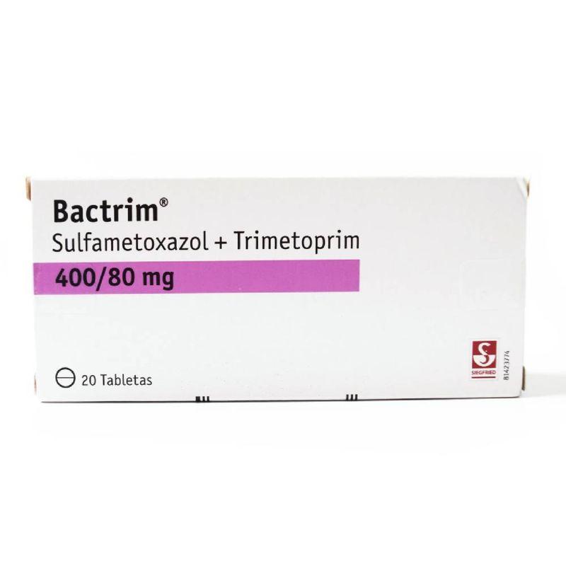 Trimetoprim 80 Mg + Sulfametoxazol 400 Mg Tabletas Caja X 20 ( Bactrim )
