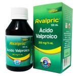 Ácido Valproico 250 Mg/5 Ml Jarabe Frasco X 120 Ml ( Avalpric )