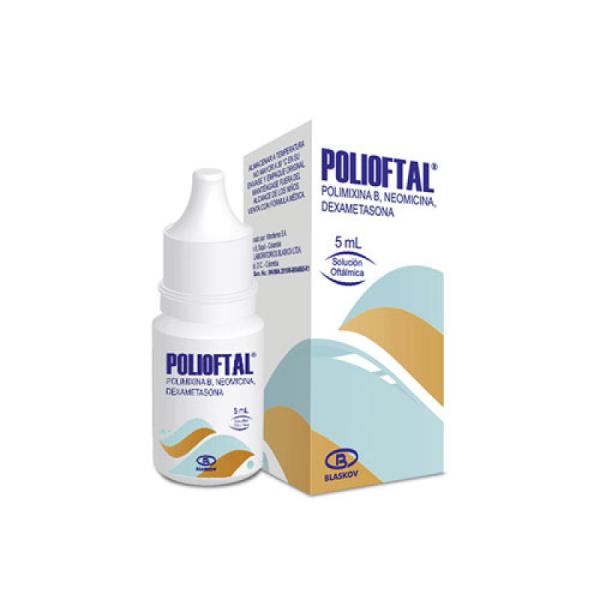 Polioftal Solución Oftálmica Frasco X 5 Ml ( Polimicina B + Neomicina + Dexametasona)