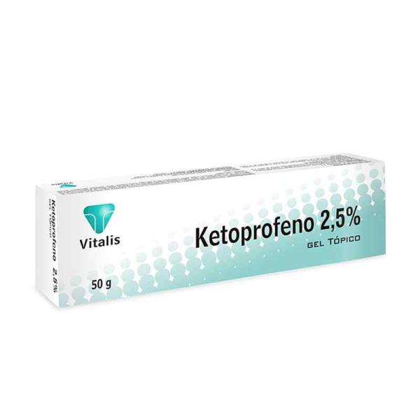 Ketoprofeno 2.5 % Gel Tópico Tubo X 50 Gr