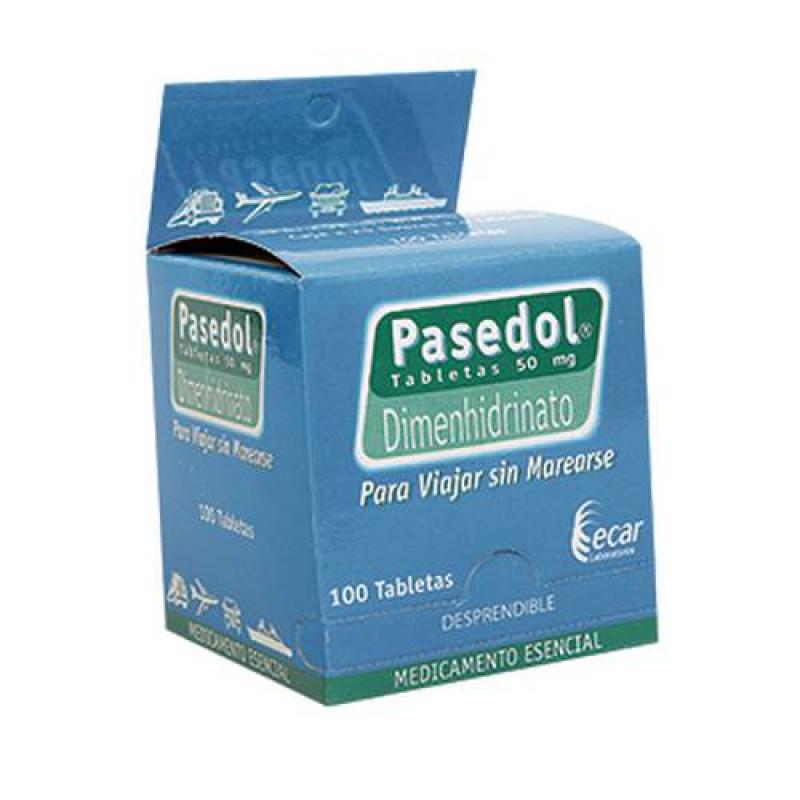 Pasedol 50 Mg Tabletas Caja X 100