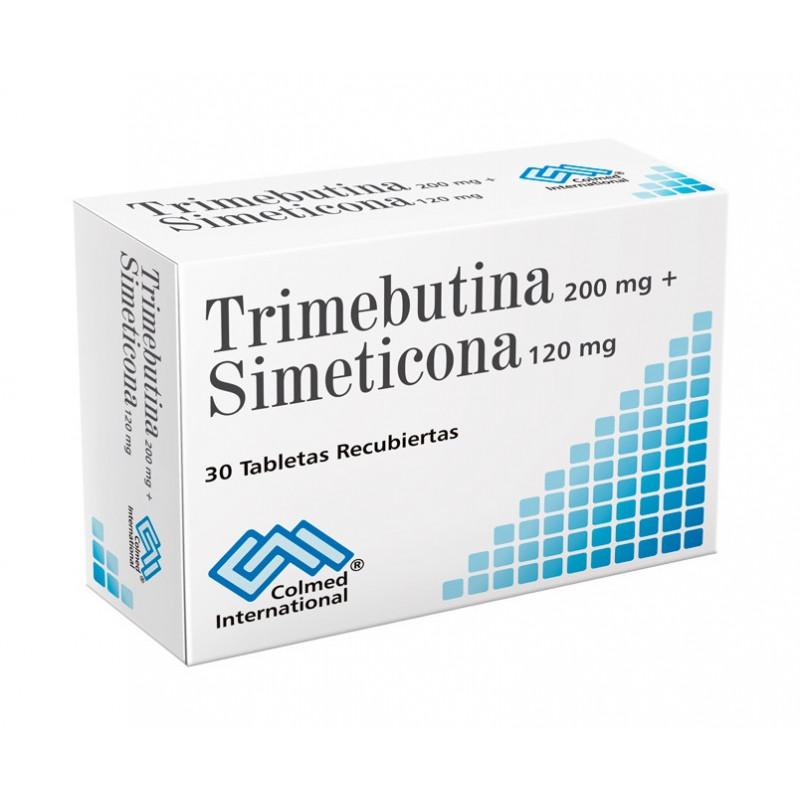 Trimebutina 200 Mg + Simeticona 120 Mg Tabletas Recubiertas Caja X 30