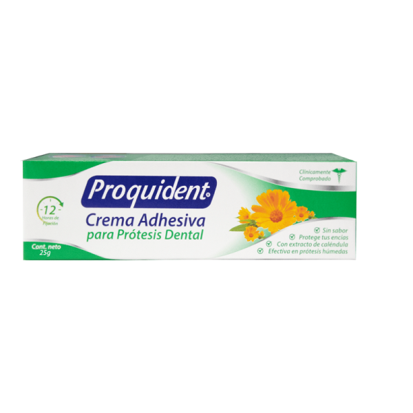 Crema Adhesiva Para Protesis Sin Sabor Tubo X 25 Gr