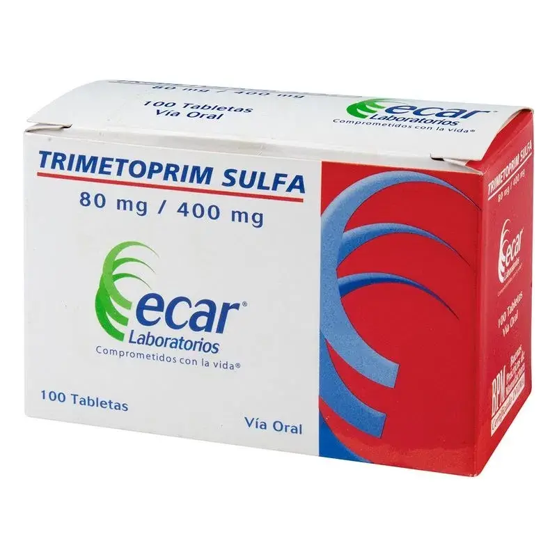 Trimetropim Sulfa 80 Mg /400 Mg Tabletas Caja X 100