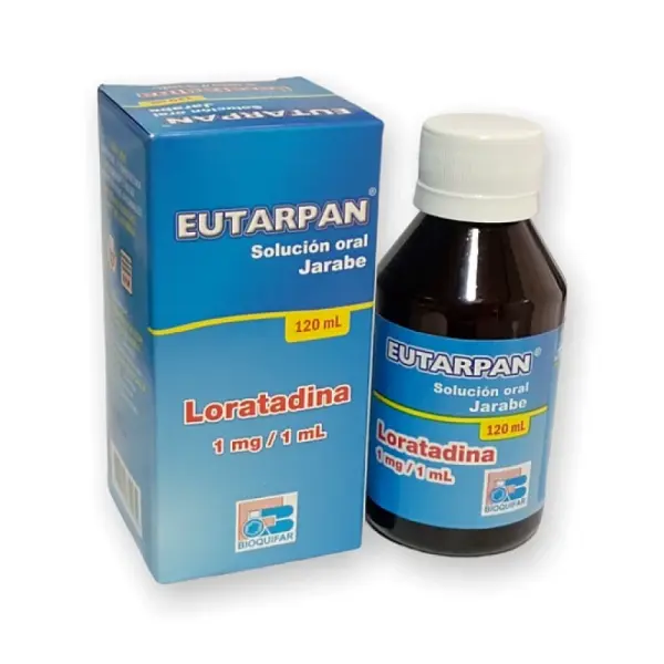 Loratadina 1 Mg/1 Ml Jarabe Frasco X 100 Ml ( Eutarpan )