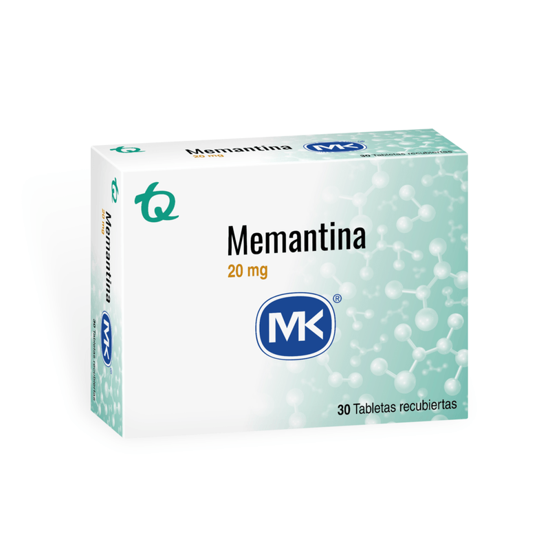 Memantina 20 Mg Tabletas Recubiertas Caja X 30