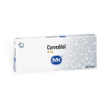 Carvedilol 25 Mg Tabletas Caja X 30
