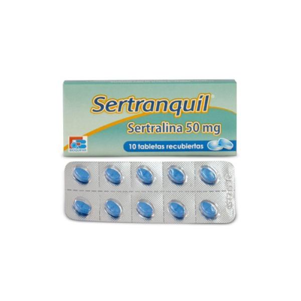 Sertralina 50 Mg Tabletas Caja X 10 Tabletas ( Sertranquil )