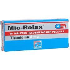 Tizanidina 4 Mg Tabletas Caja X 10 ( Mio - Relax )