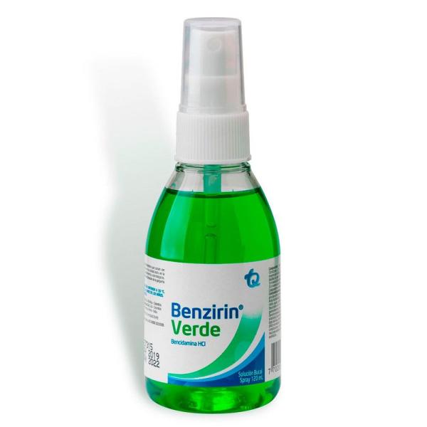 Benzirin Verde Spray Frasco X 120 Ml