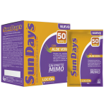 Protector Solar Sum Day¨s 50 Spf Con Aloe Vera Locion Display X 24 Sachet X 10 Ml Sin Efecto Mimo(siegried)