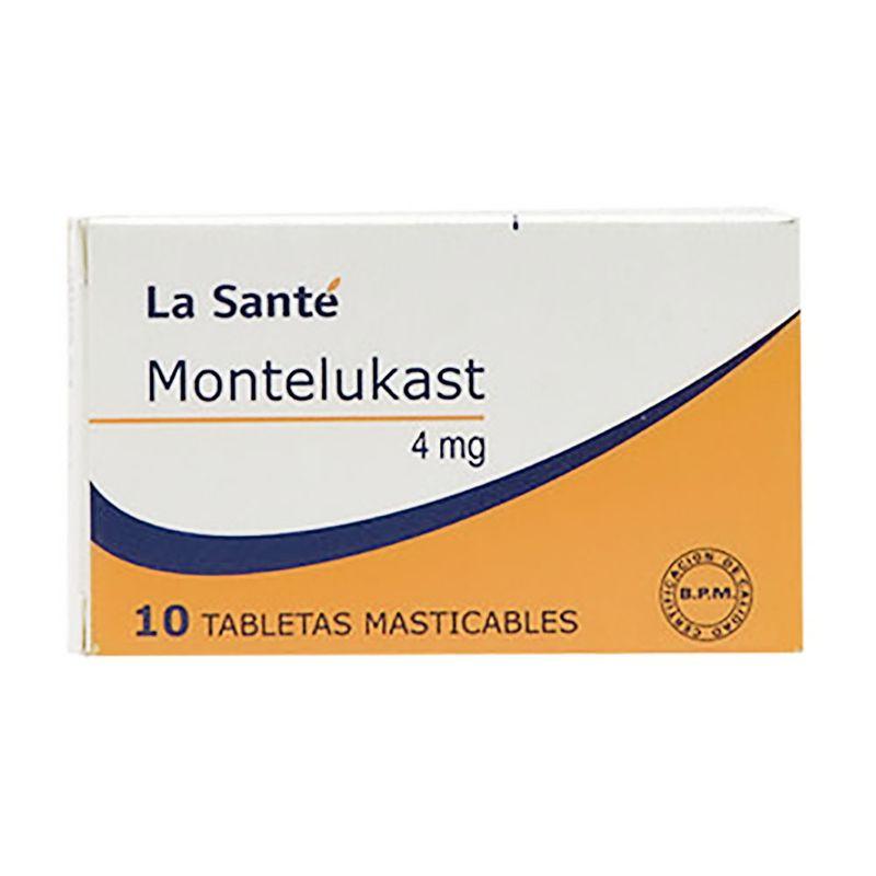 Montelukast Pediatrico 4 mg (Tabletas Masticables)