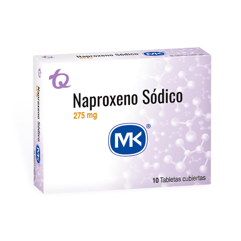 Naproxeno 275 Mg Cápsulas Caja X 10