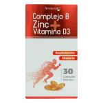 complejo b + zinc x 30 cap suplemento dietario vitamina d3