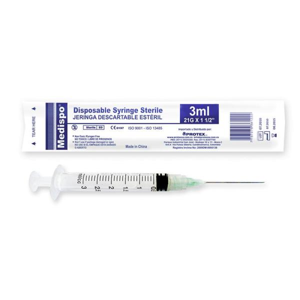 Jeringa 50 Ml Medispo 3p C.Agu. Individual