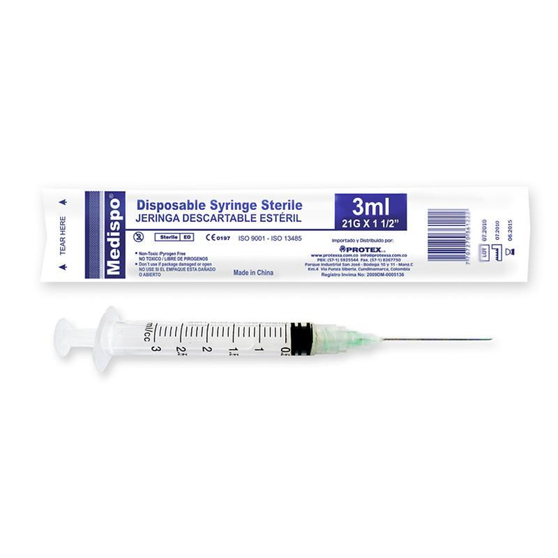 Jeringa 50 Ml Medispo 3p C.Agu. Individual