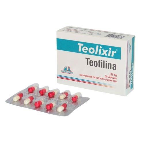 Teofilina 125 Mg Cápsulas Caja X 30 ( Teolixir )
