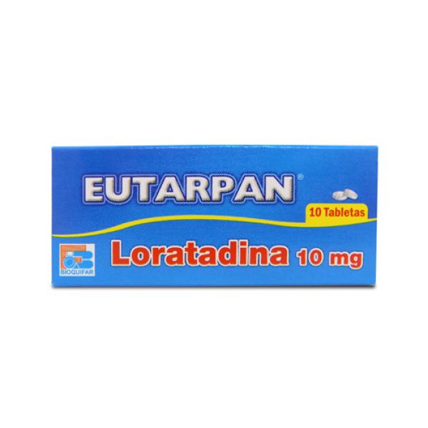 Loratadina 10 Mg Tabletas Caja X 10 ( Eutarpan )