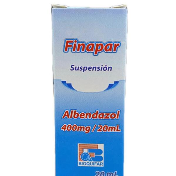 Albendazol 400 Mg Suspensión Frasco X 20 Ml ( Finapar )