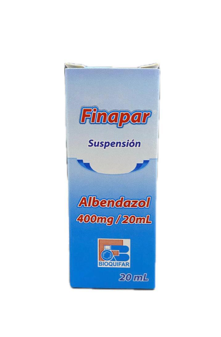 Albendazol 400 Mg Suspensión Frasco X 20 Ml ( Finapar )