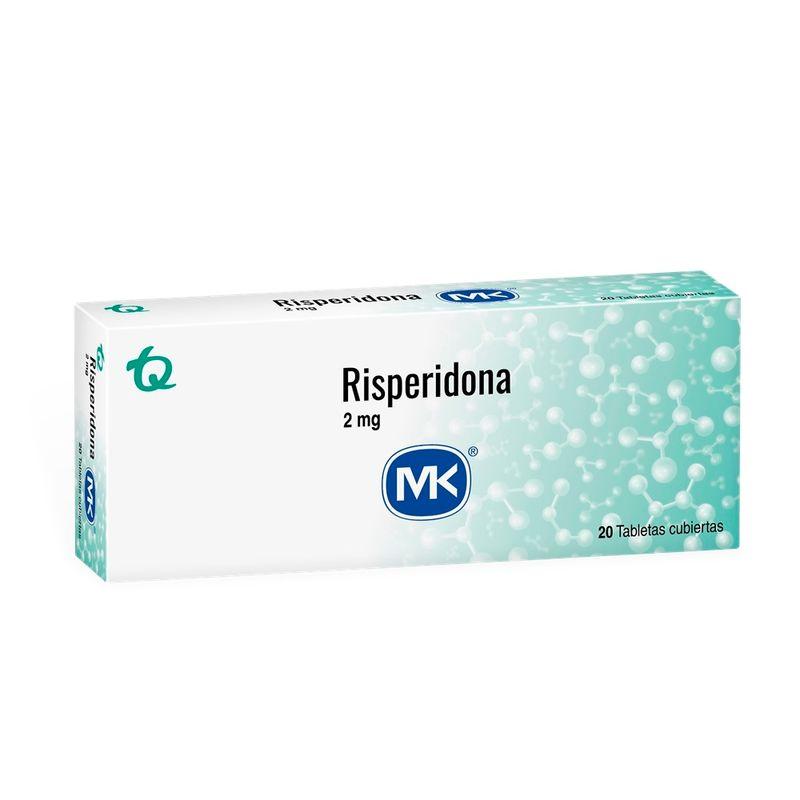 Risperidona 2 Mg Tabletas Recubiertas Caja X 20