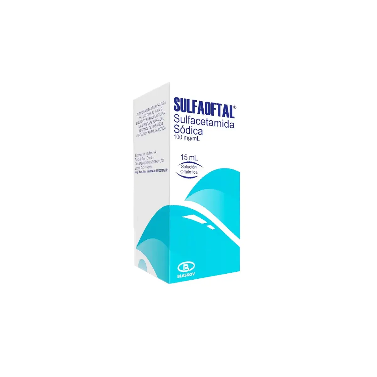 Sulfaoftal Solución Oftalmica Frasco X 15 Ml ( Sulfacetamida Sódica 100mg/ml)