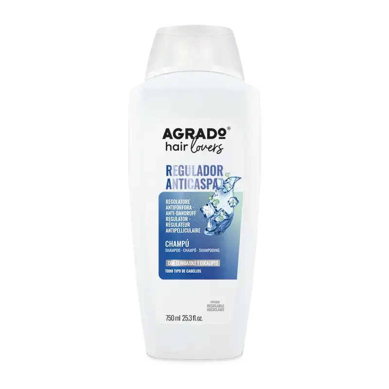 shampoo profesional agrado regulador anticaspa 750 ml