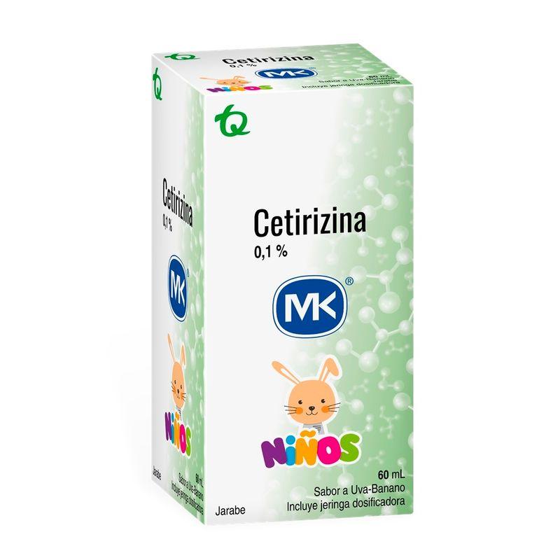 Cetirizina 0.1% Jarabe Frasco X 60 Ml