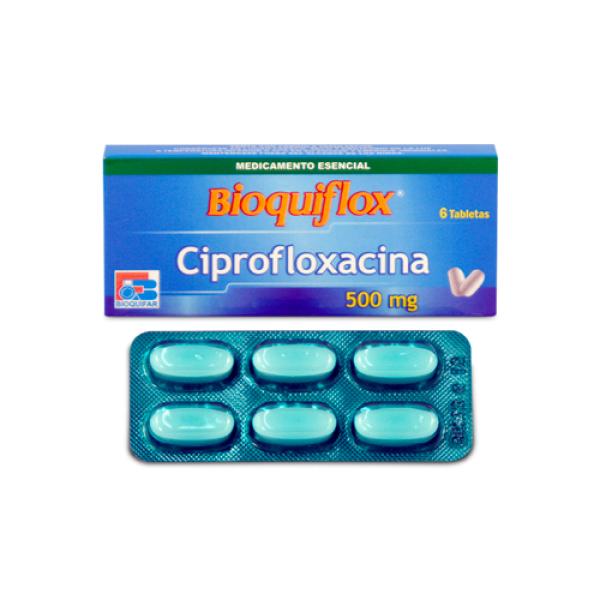 Ciprofloxacina 500 Mg Tabletas Caja X 6 ( Bioquiflox )