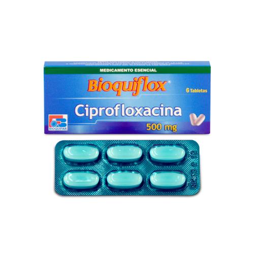 Ciprofloxacina 500 Mg Tabletas Caja X 6 ( Bioquiflox )