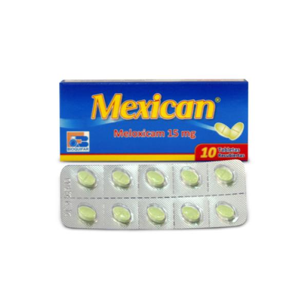 Meloxicam 15 Mg X 10 Tabletas ( Mexican )