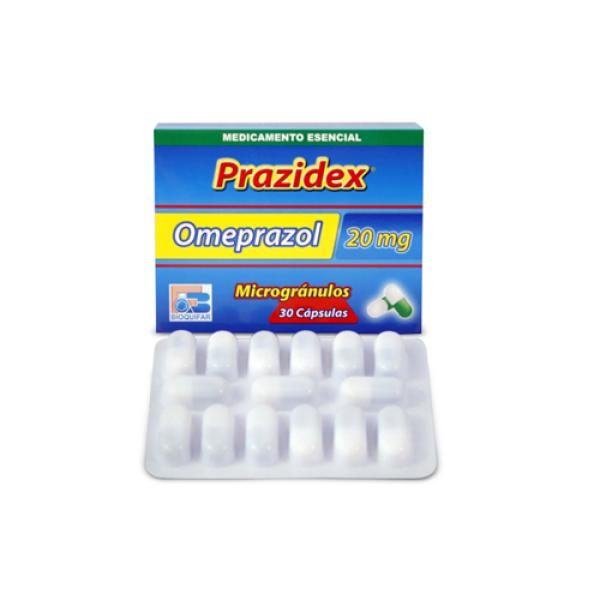 Omeprazol 20 Mg Cápsulas Caja X 30 ( Prozidex )